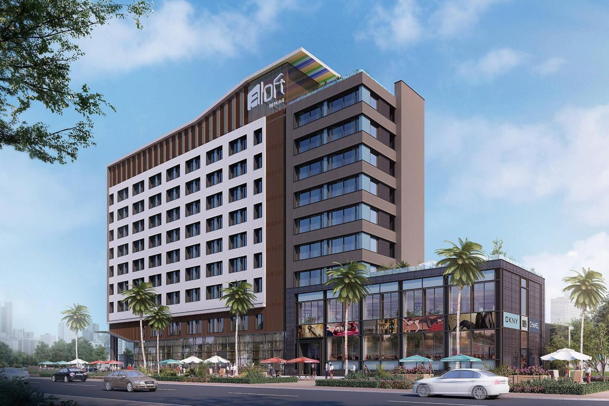 Aloft Guangzhou University Park Exterior foto