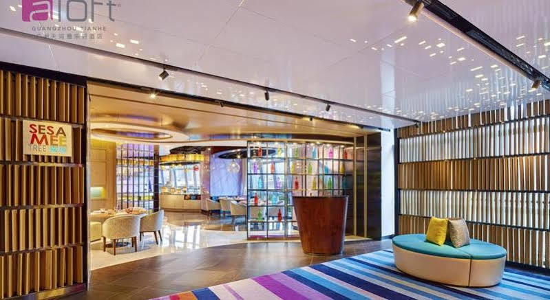 Aloft Guangzhou University Park Exterior foto