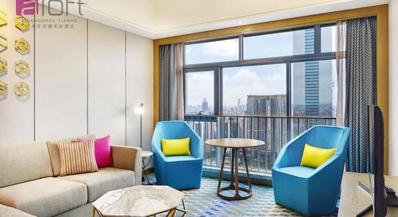 Aloft Guangzhou University Park Exterior foto